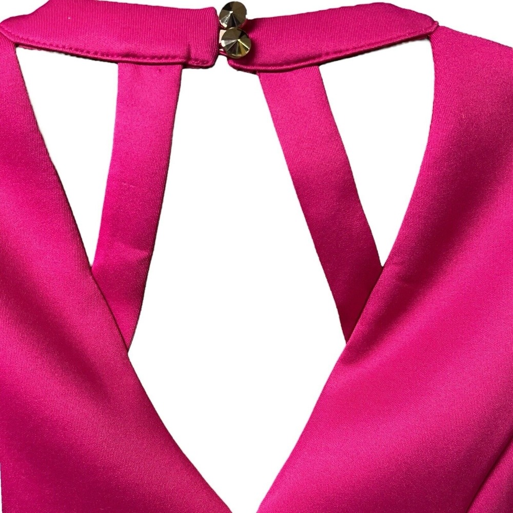 GUESS Los Angeles Dress Size 0 Berry Cocktail‎ Bodycon Sleeveless V Neck Stretch - Picture 5 of 14
